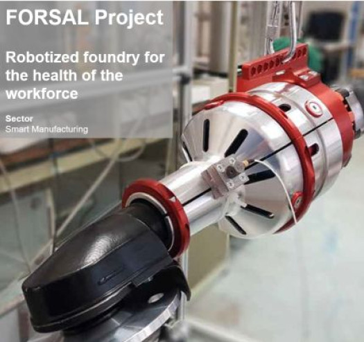 Robotic foundry for the health of workers